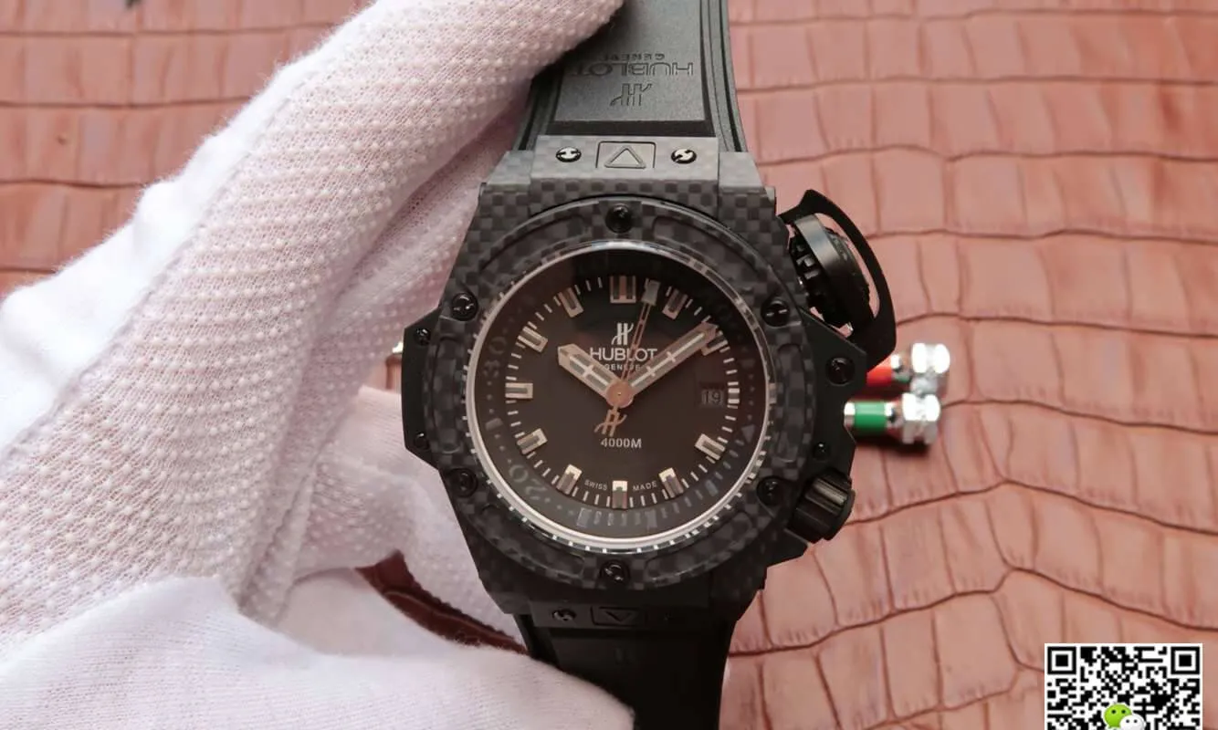 Hublot King Power Oceanographic 4000M 731.QX.1140.RX V6 Factory 1:1 Best Edition Replica Watch Carbon Fiber Case